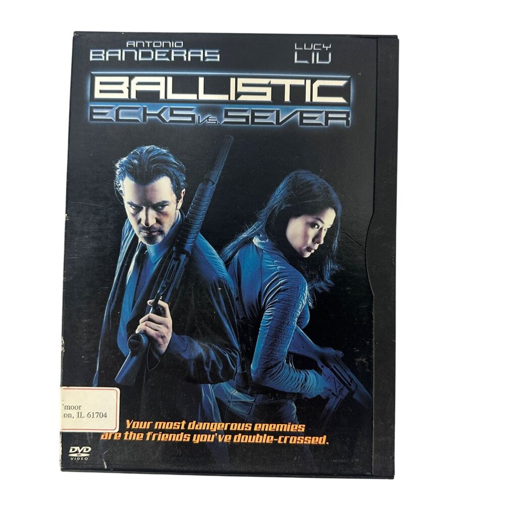Ballistic Ecks Vs Sever 2002 DVD Antonio Banderas Lucy Liu Warner Bros Action R